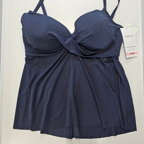 Coco Reef Contours Diamond Surplice Tankini Top - Picture 5 of 9